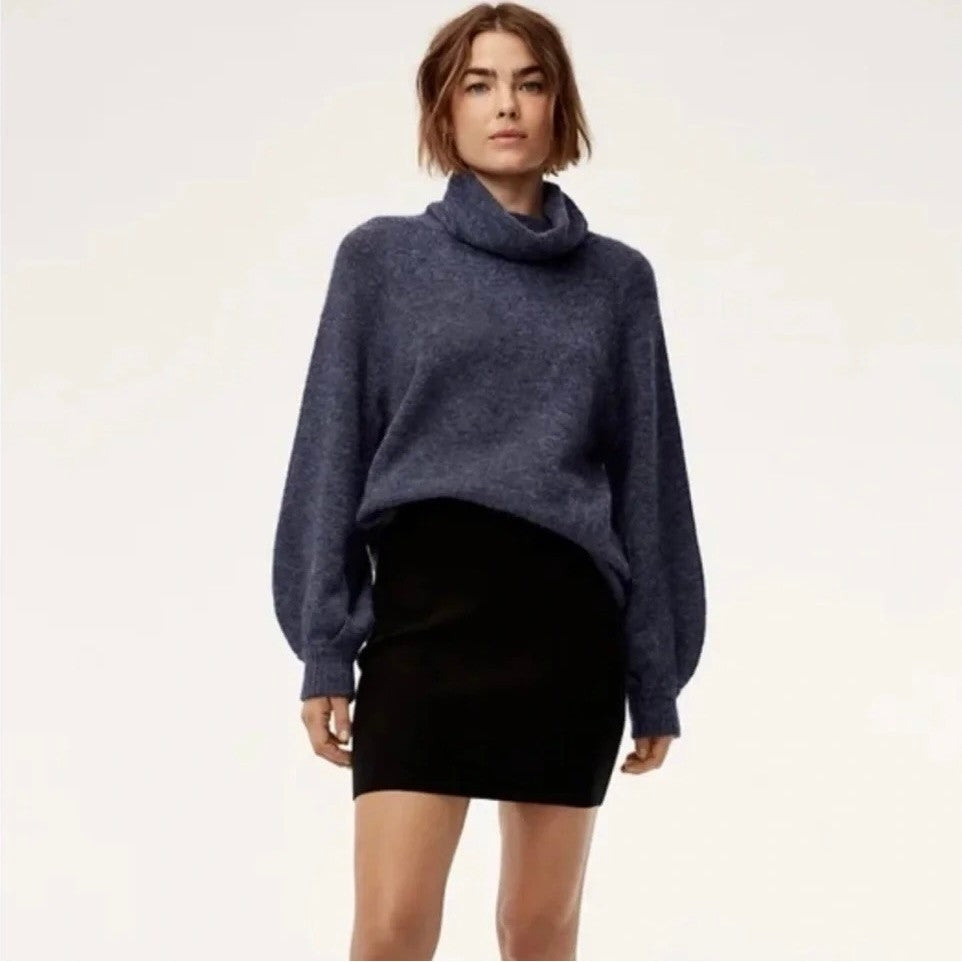 Aritzia The Group BABATON Adichie Alpaca Merino Wool Turtleneck Sweater Small