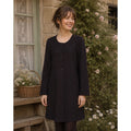 EILEEN FISHER Brown Knit Duster Cardigan Sweater Blazer Lagenlook Small