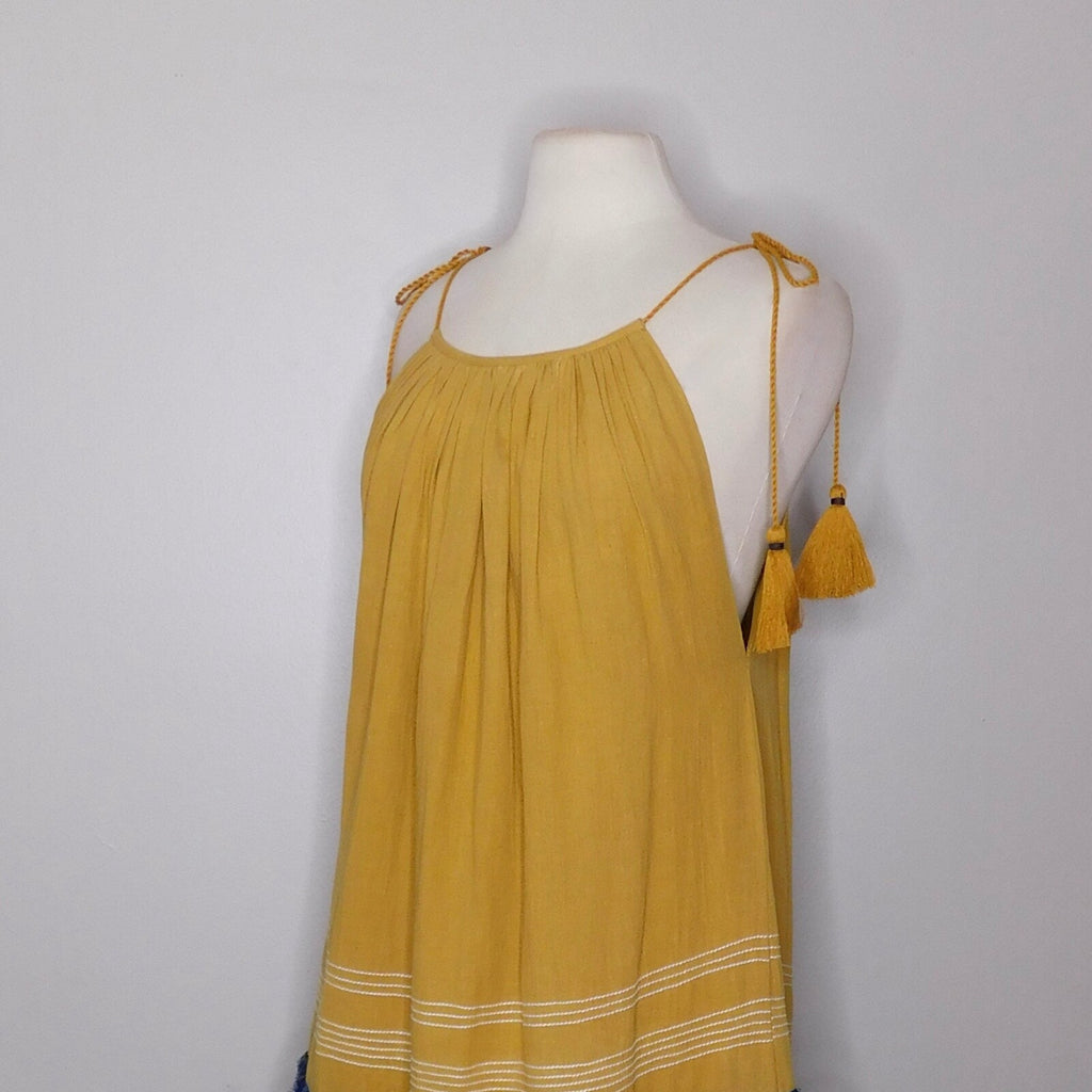 NWT!! Anthropologie COREY LYNN CALTER Serena Trapeze Dress Tiered Maxi Large