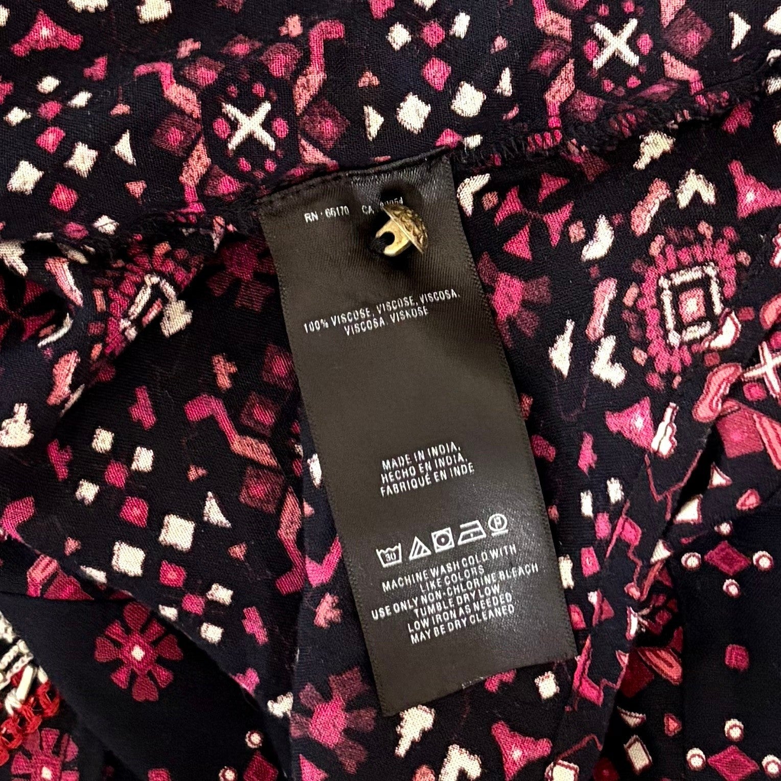 Anthropologie VANESSA VIRGINIA Kaleidoscope Beaded Shirtdress Dress Medium