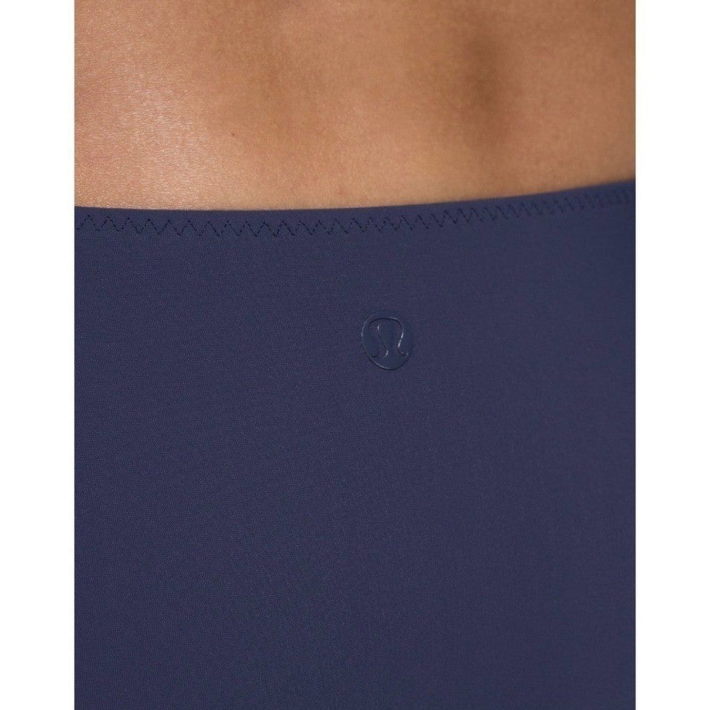 NWT!! LULULEMON Athletica Shanti Surf Bikini Bottoms Cadet Blue Stripe Size 4