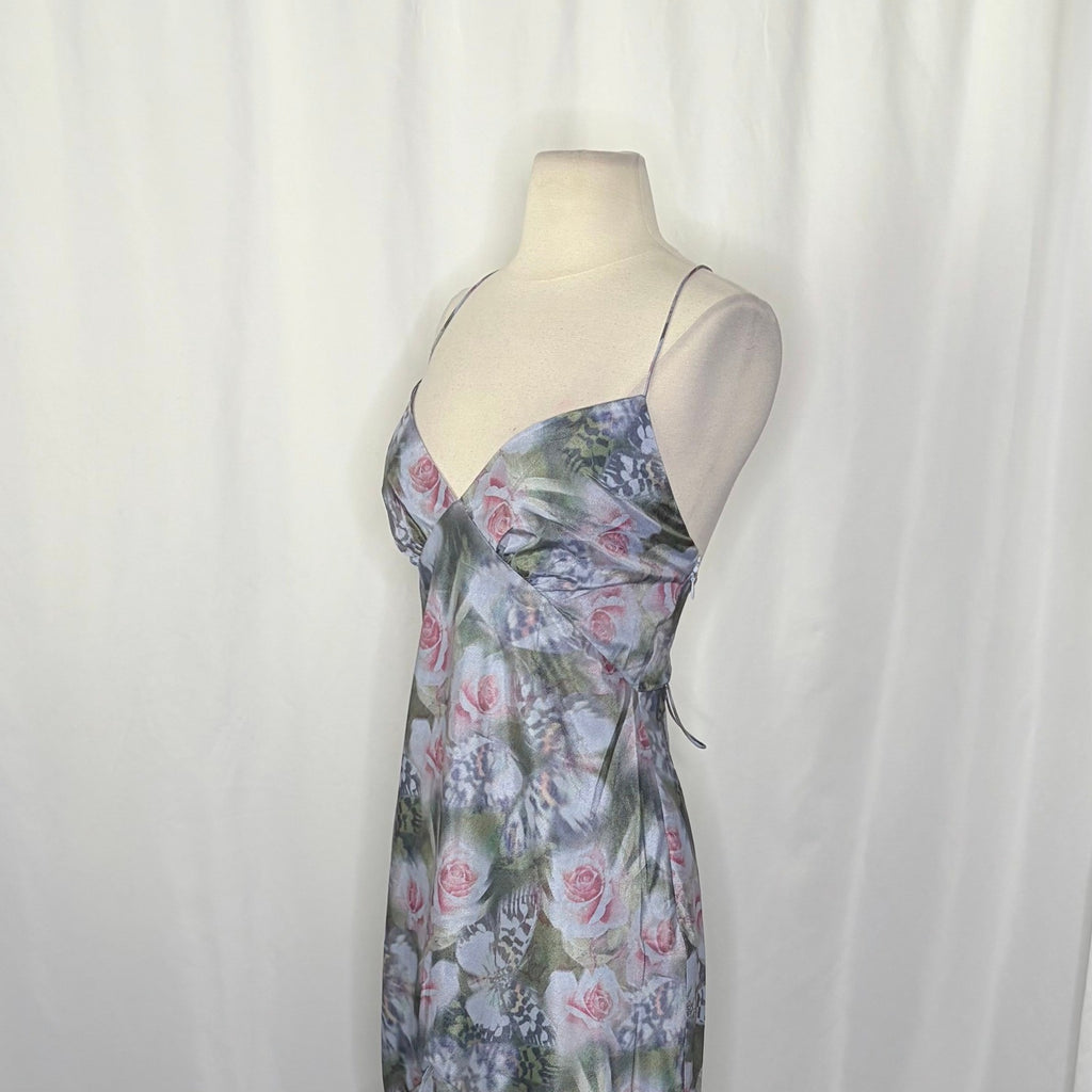 NWT!! Anthropologie FOR LOVE & LEMONS Elea Floral Ruffle Maxi Dress Medium
