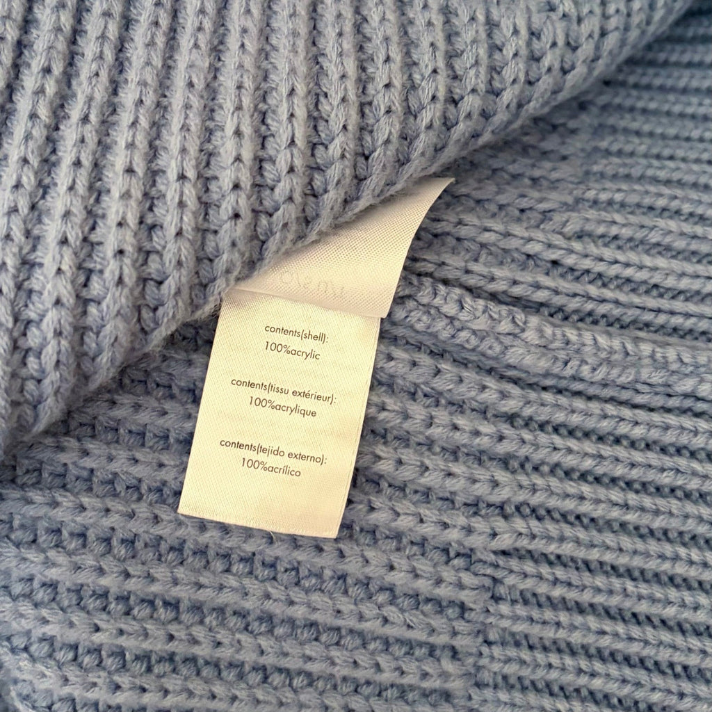 WEWOREWHAT Oversized Cardigan Sweater Chunky Knit Storm We Wore What One Size