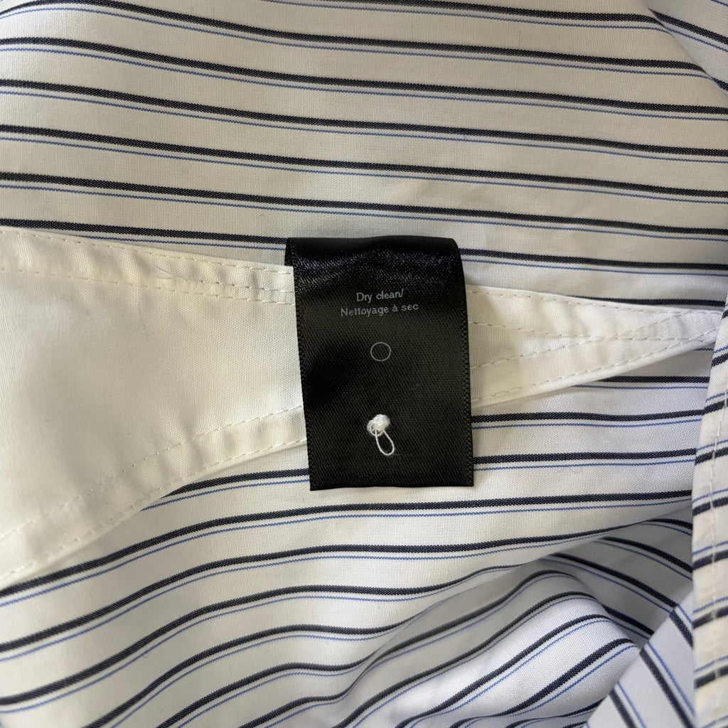 RAG & BONE Dylan Silk Tie Sleeve Striped Blouse Blue White Popover Poplin Small