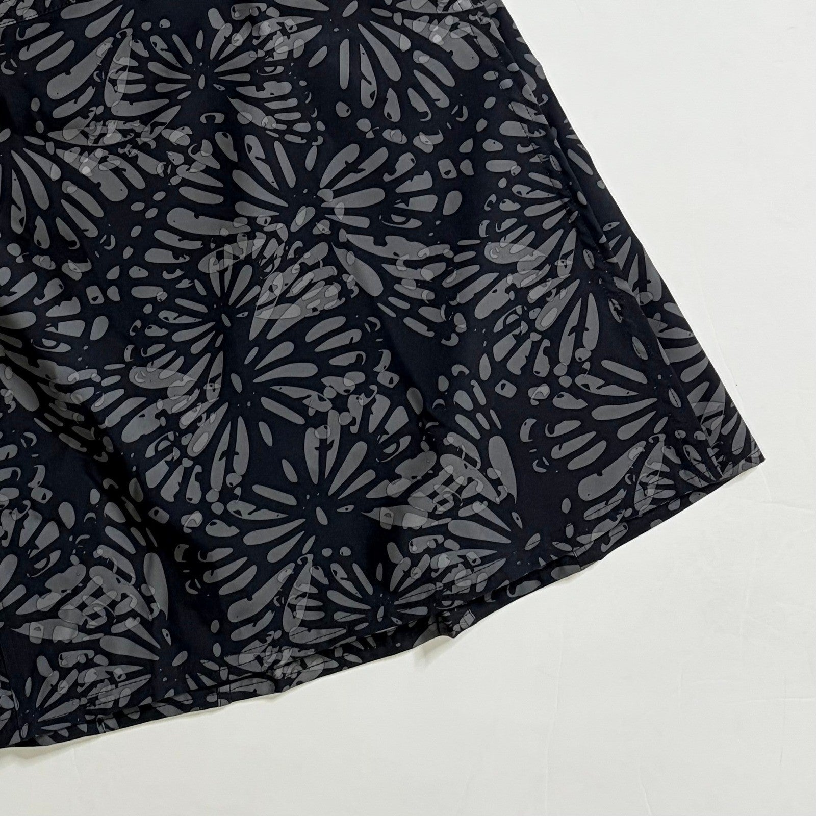 RIPSKIRT Hawaii Length 2 Wrap Skirt Rip Skirt Gray Shibori Butterfly Small