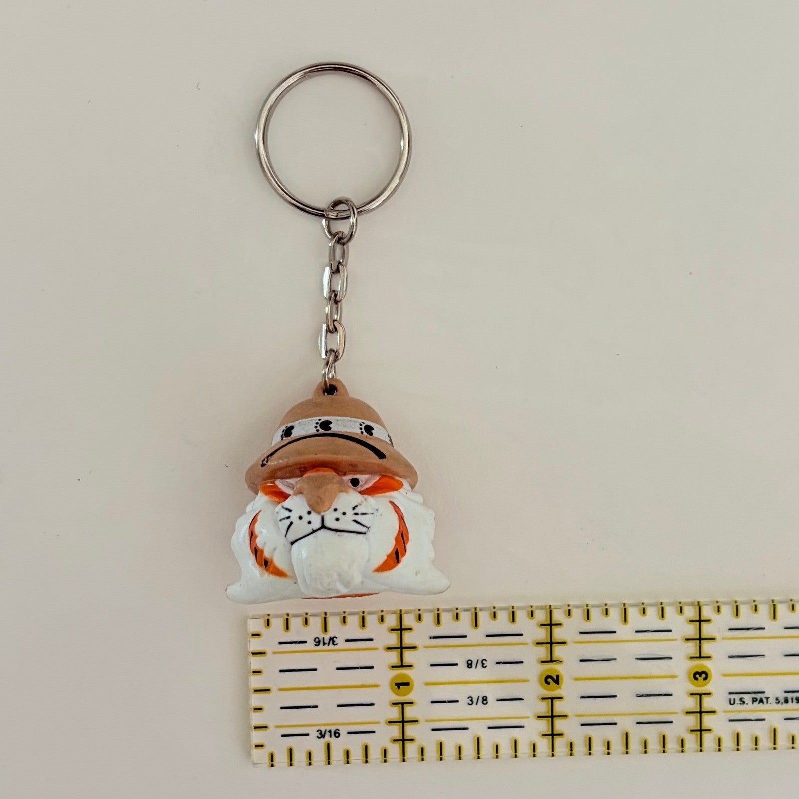 Vintage EXXON Tony The Tiger Gas Promotional Key Chain Car Keys Collectible