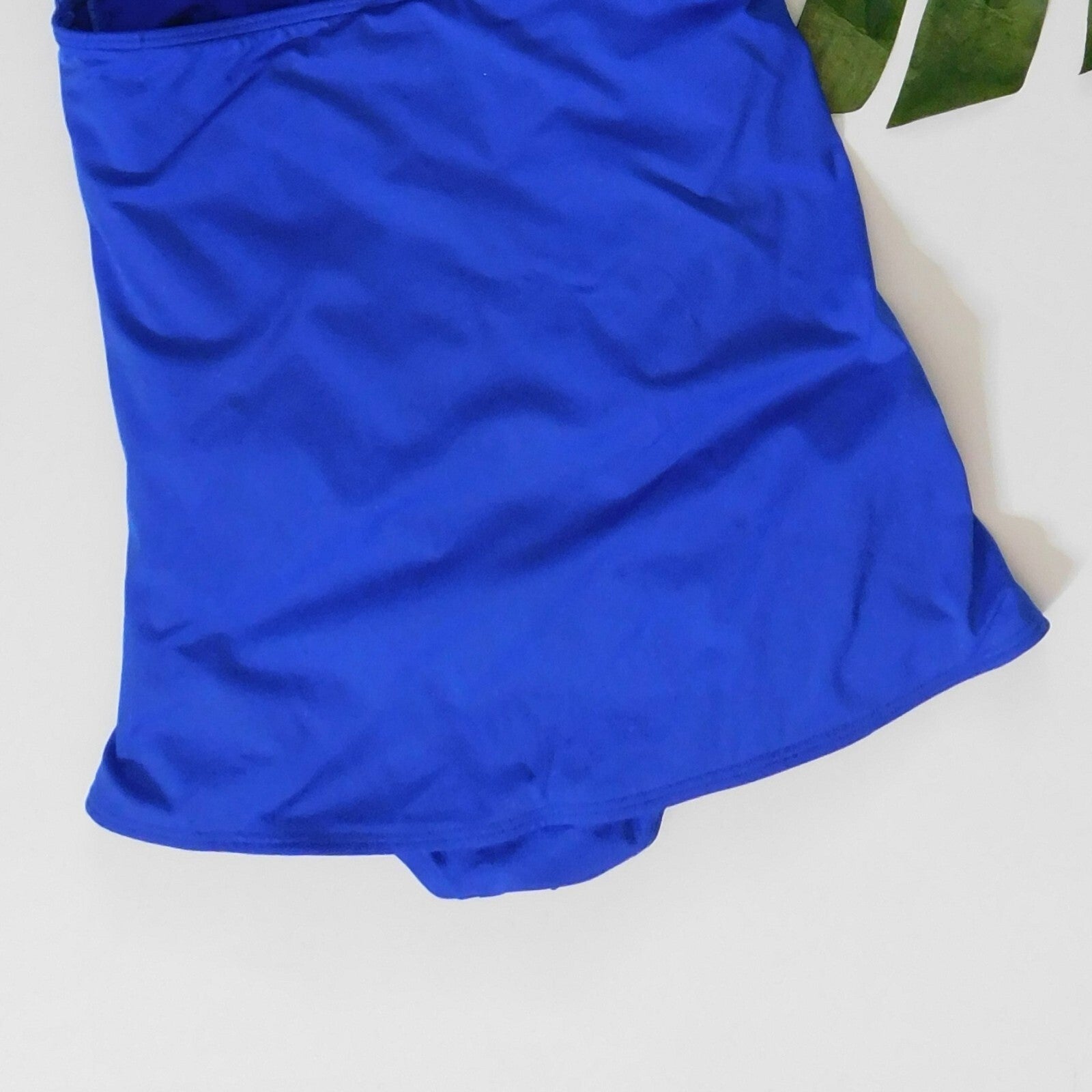 JUICY COUTURE Blue Miss Divine Hearts Pinup One Piece Halter Swimsuit Large