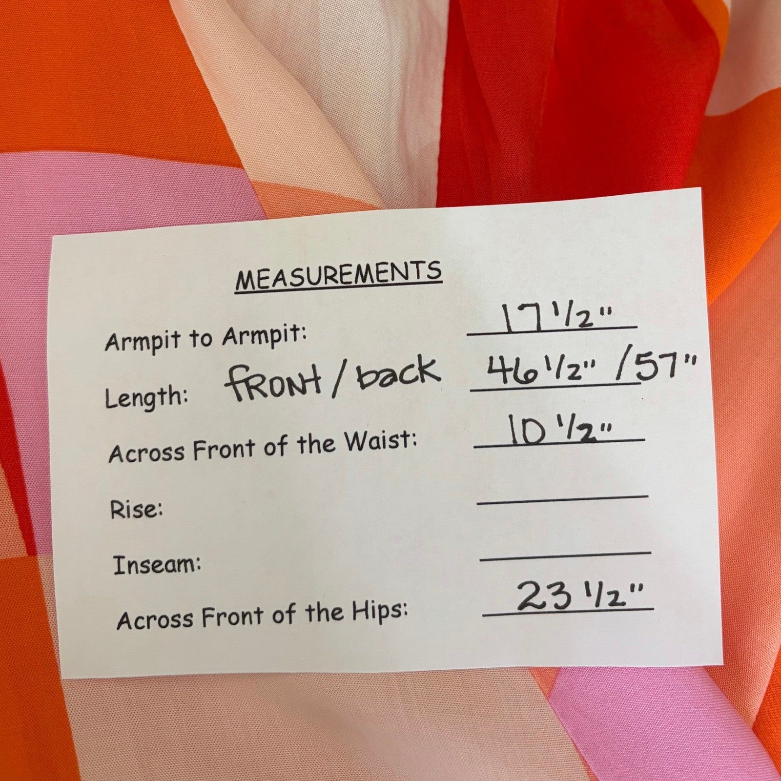 NWT! ATL ABEL THE LABEL Nova Maxi Dress High Low Pink Colorblock Abstract Medium