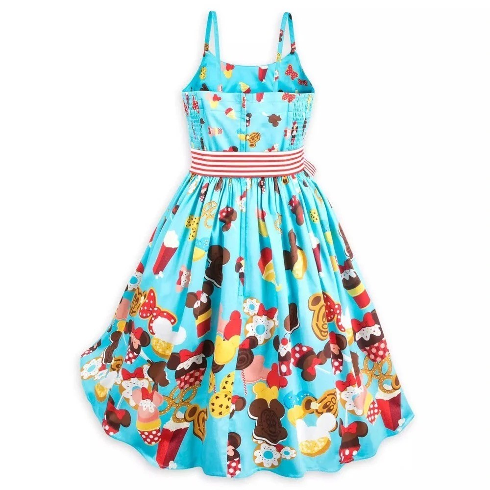 DISNEY The Dress Shop Food Icons Treats Dress Smocked Retro Disneyland Size 2X