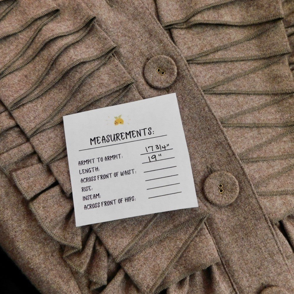 Anthropologie TABITHA Pleated As You Please Wool Blazer Jacket Pleats Size 8