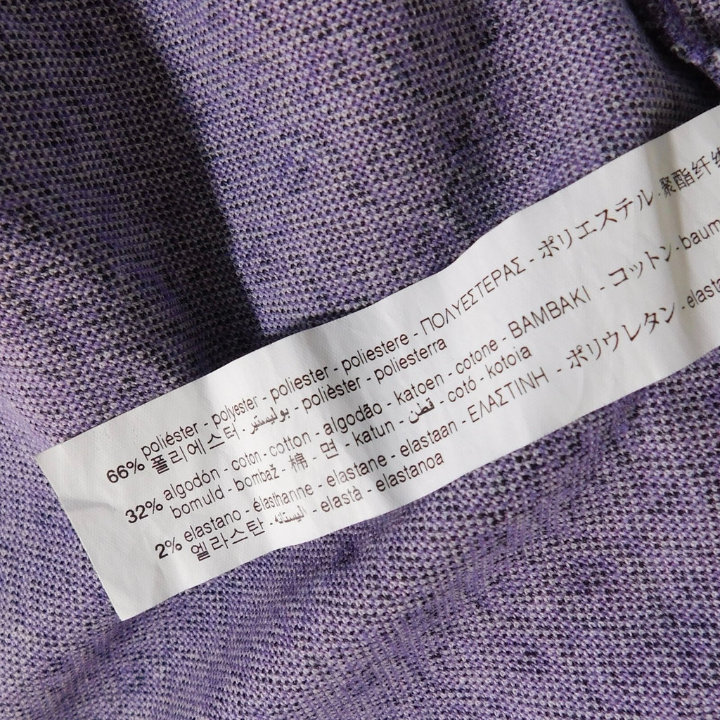 ZARA Lilac Jacquard Open Back Mini Dress Heart Detail Retro Knit Purple Small