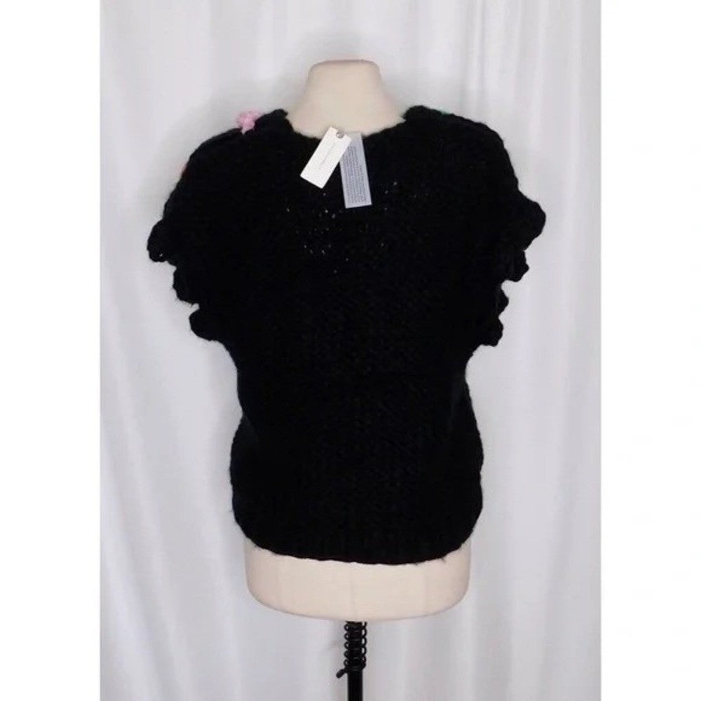 NWT!! Anthropologie MAEVE Bauble Sweater Vest Chunky Knit Retro One Size