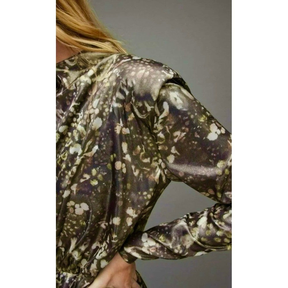Revolve ALL SAINTS Lilliana Kettu Metallic Mini Dress Allsaints Party Size 4
