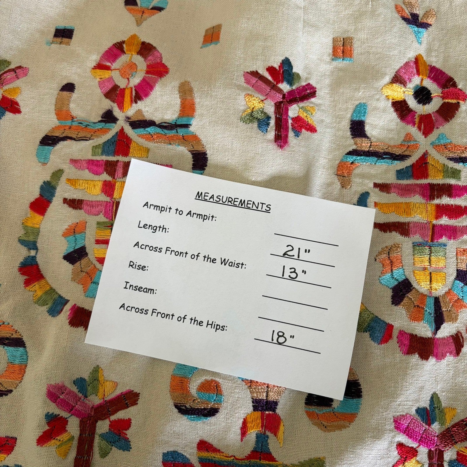 Anthropologie COREY LYNN CALTER Majestic Medallions Embroidered Skirt Linen 4