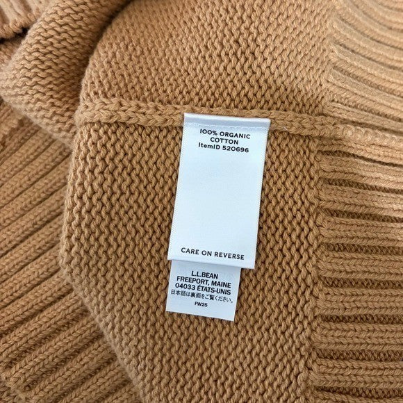 NWT!! FREE PEOPLE x L.L. BEAN Cotton Rollneck Sweater Hiking Boots Large