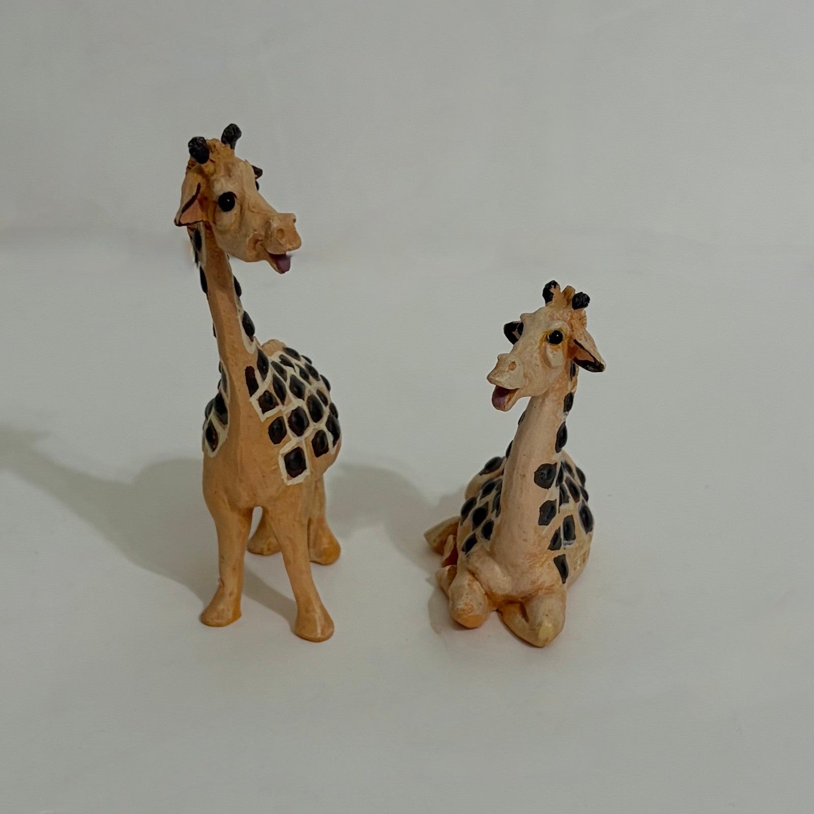 Vintage Pete Apsit NOAH'S ARK Set Two 2 Rhinos Rhinoceros Ripley Rhonda Animals