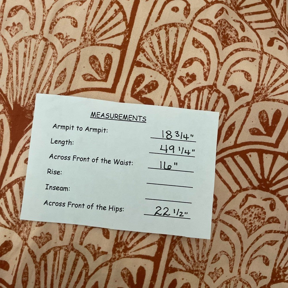 NWT!! Anthropologie HUTCH V-Neck Tiered Wrap Dress Geometric Blockprint Large