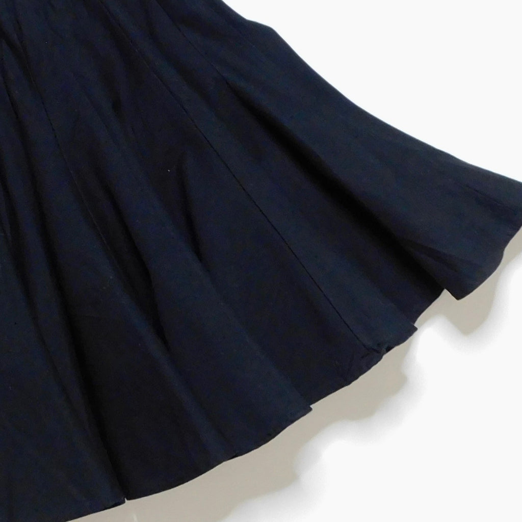 NWT!! J. CREW Godet Mini Skirt Black Chino Pleated Solid Pleats Preppy Size 2