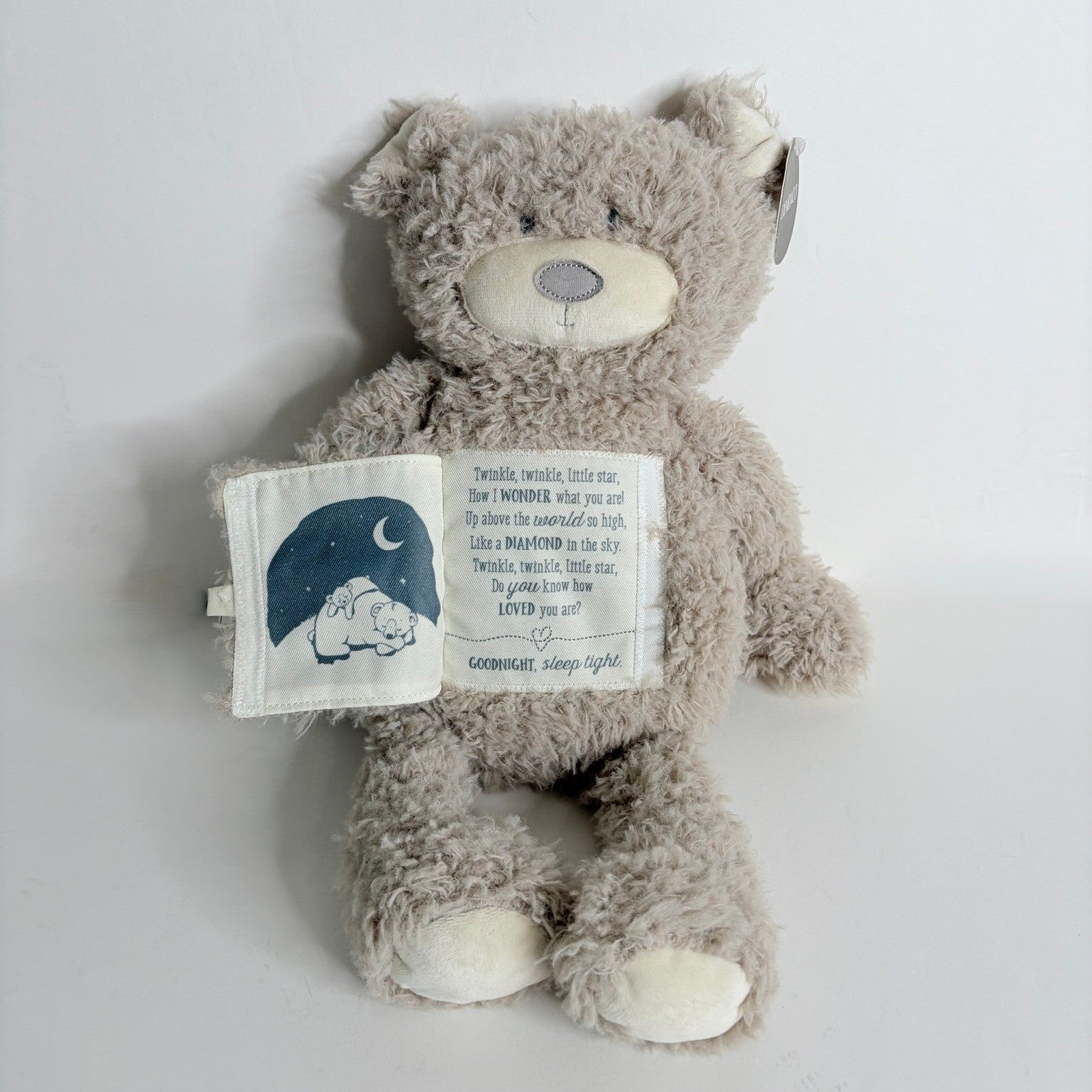 NWT!! DEMDACO Sweet Dreams Little One Plush Tan Bear Twinkle Twinkle Little Star