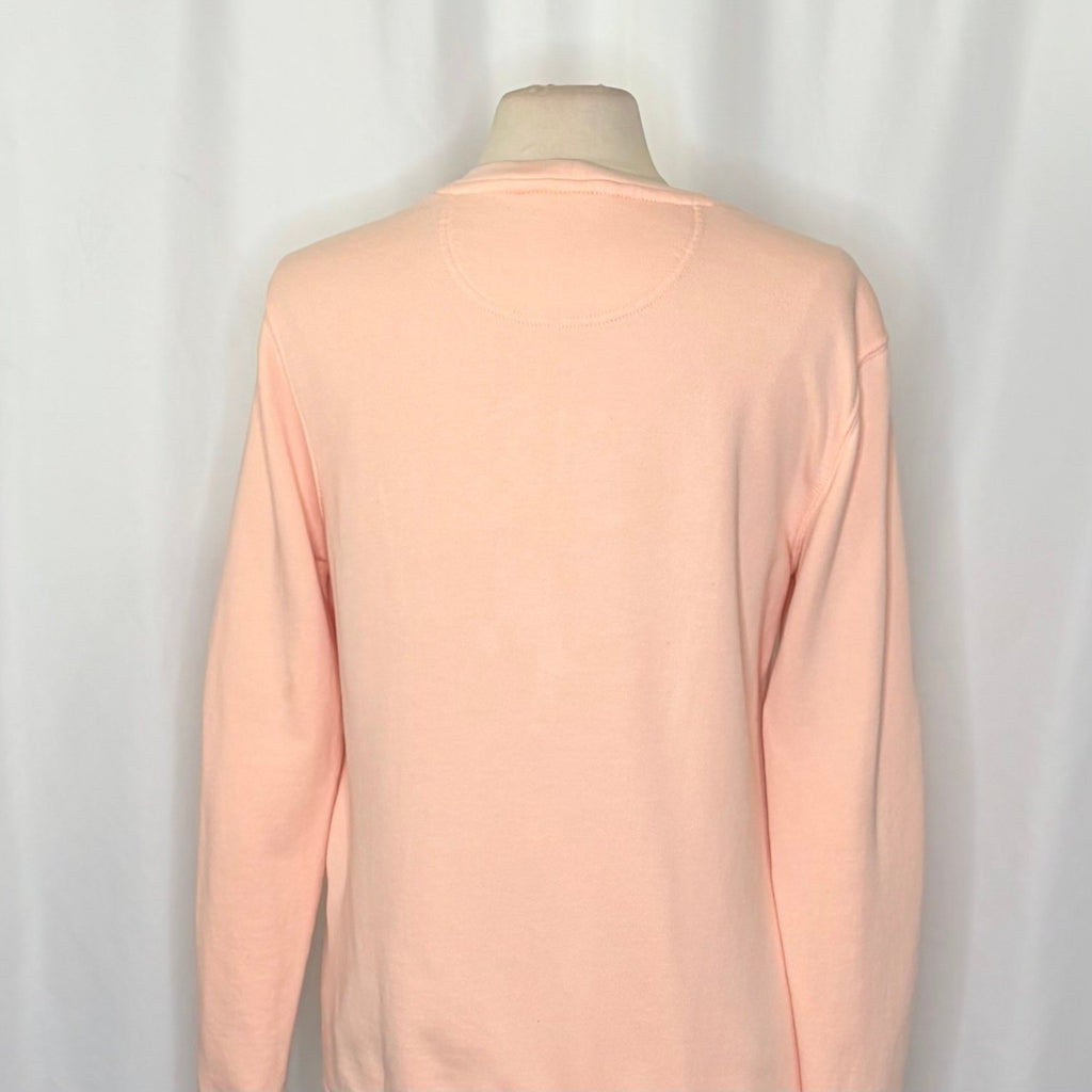 CARHARTT Relaxed Fit Sweatshirt Solid Light Peach Pink Pullover Crewneck Small