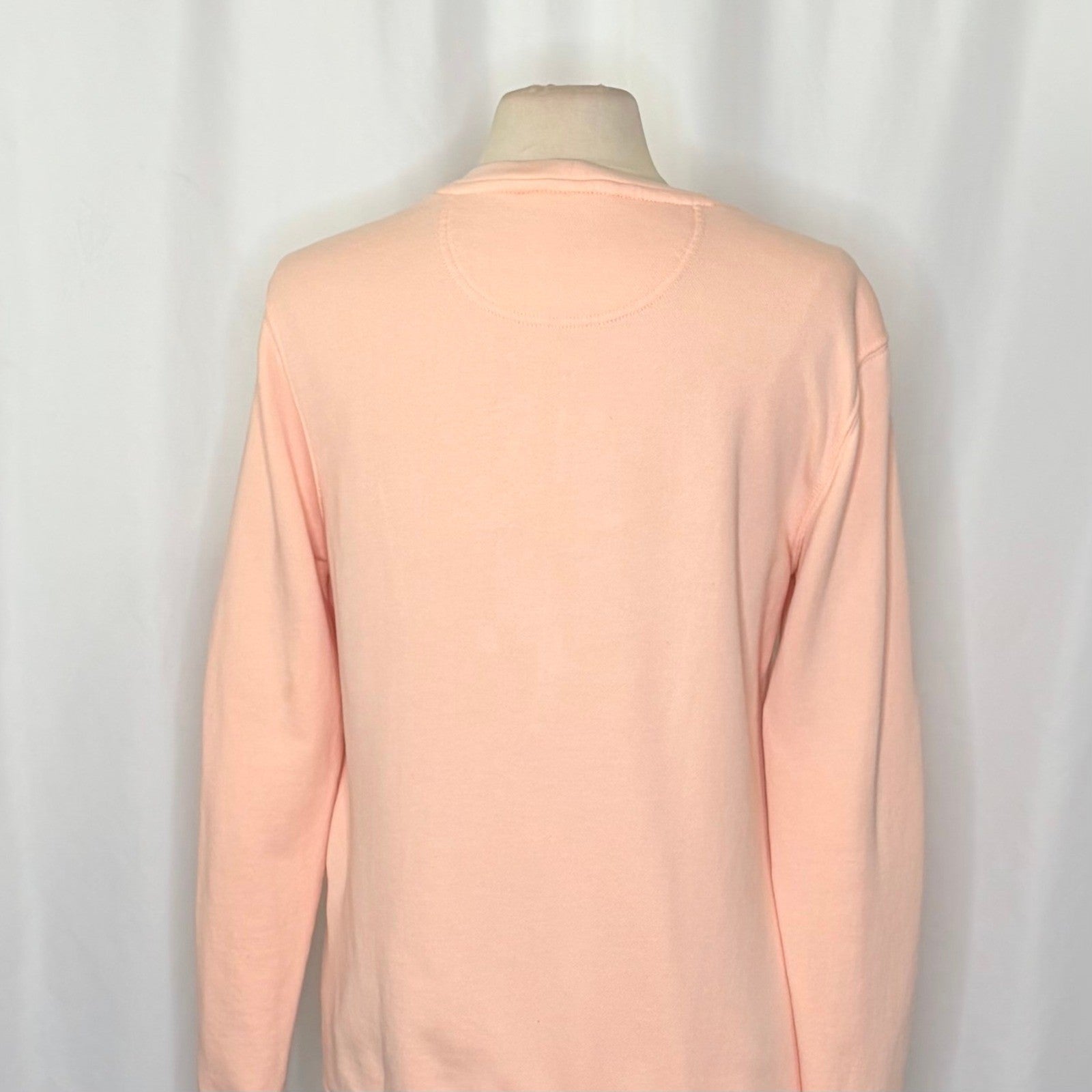 CARHARTT Relaxed Fit Sweatshirt Solid Light Peach Pink Pullover Crewneck Small