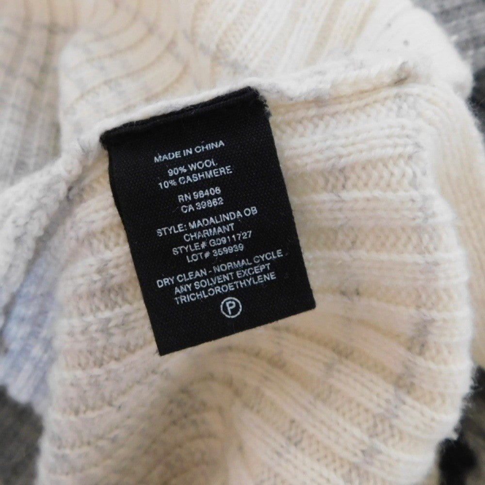 Women's THEORY Madalinda Ombré Charmant Turtleneck Sweater Wool Cashmere Small