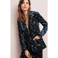 Anthropologie ETT:TWA Blooming Floral Corduroy Blazer Jacket Academia Size 2