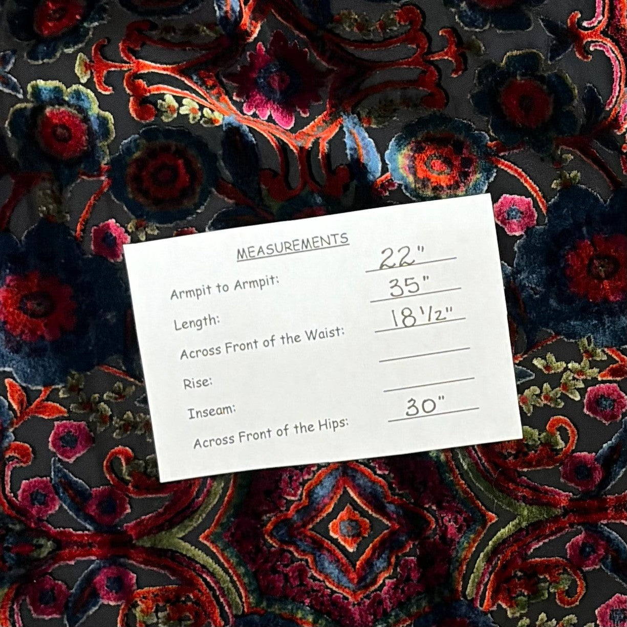 By ANTHROPOLOGIE Mona Floral Burnout Velvet Mini Dress Pockets Party Large