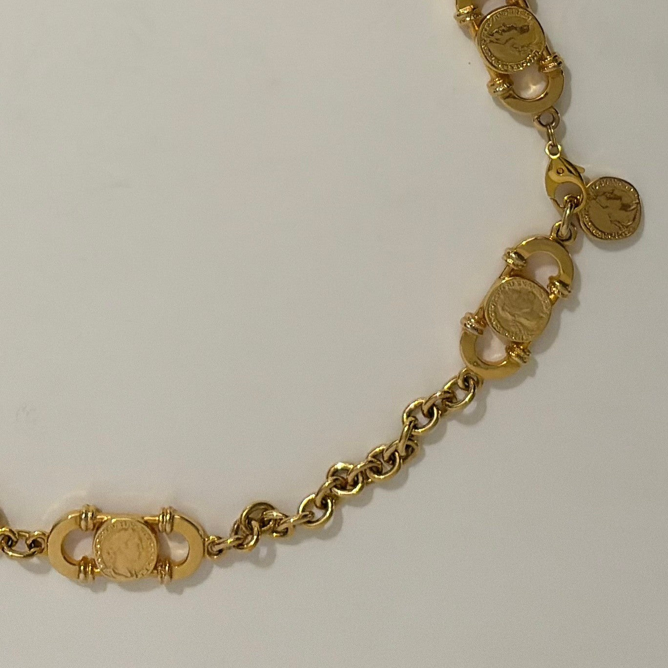 GOLD COIN Chain Belt Shiny Glam Party Accessory Night Out Festival Vacation 36"