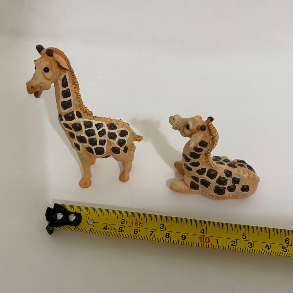 Vintage Pete Apsit NOAH'S ARK Set Two 2 Rhinos Rhinoceros Ripley Rhonda Animals