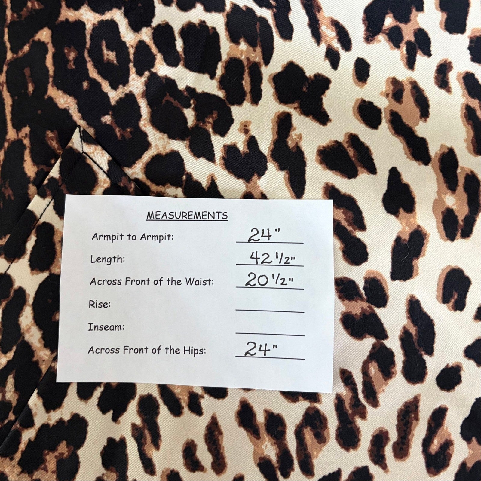 NWT!! KATE SPADE New York Leopard Belted Longline Double Breasted Trench Coat XL