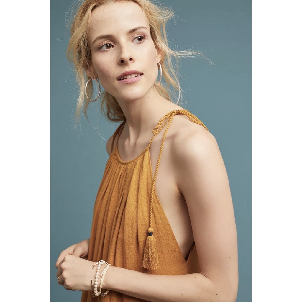NWT!! Anthropologie COREY LYNN CALTER Serena Trapeze Dress Tiered Maxi Large