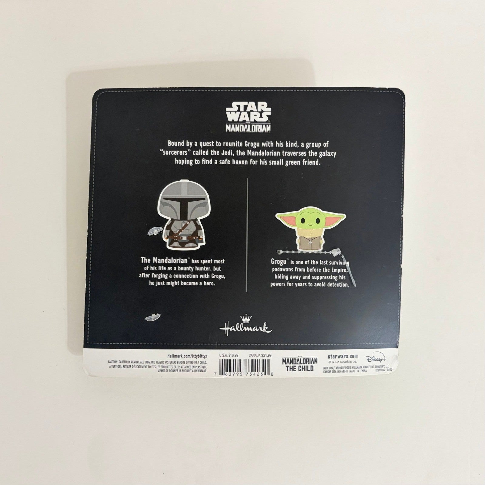 NEW!! HALLMARK Itty Bittys Set of Two Star Wars The Mandalorian Grogu Plush Toys