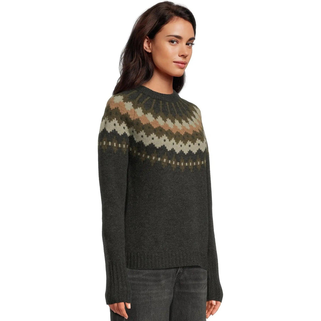 NWT!! ROYAL ROBBINS Rockcraft Merino Wool Fair Isle Crew Neck Sweater Small