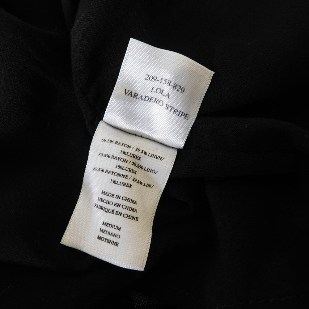 NWT!! RAILS Lola Varadero Stripe Wrap Dress Tie Waist Metallic Mini Medium