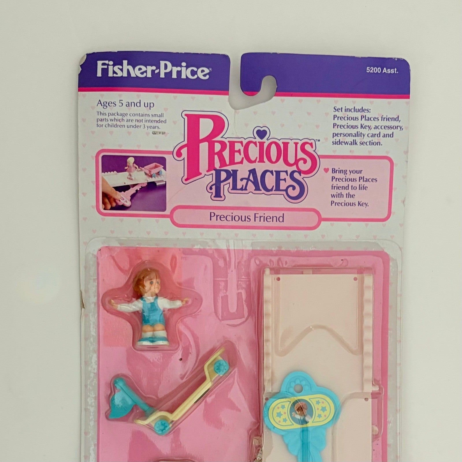 NEW!! Fisher Price PRECIOUS PLACES Friend Skateboarding Andy Key Dollhouse