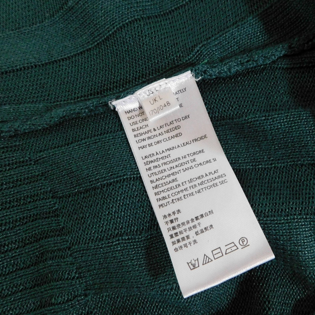 FREE PEOPLE Intimately Switch It Up Tank Cami Green Balsam Ribbed Knit Large