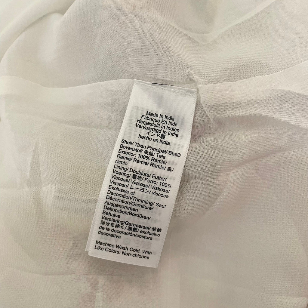 NWT!! J. CREW Ravenna Dress Sunset Rose Blockprint Floral Ramie Strapless Medium