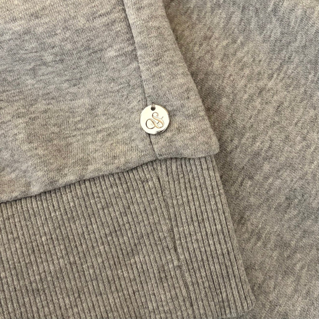 SCOTCH & SODA Artwork Crew Neck Sweatshirt Gray Monogram S Academia Medium