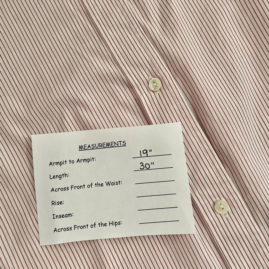 VINCE Red & White Striped Cotton Popover Tunic Top Blouse Nautical Preppy Medium