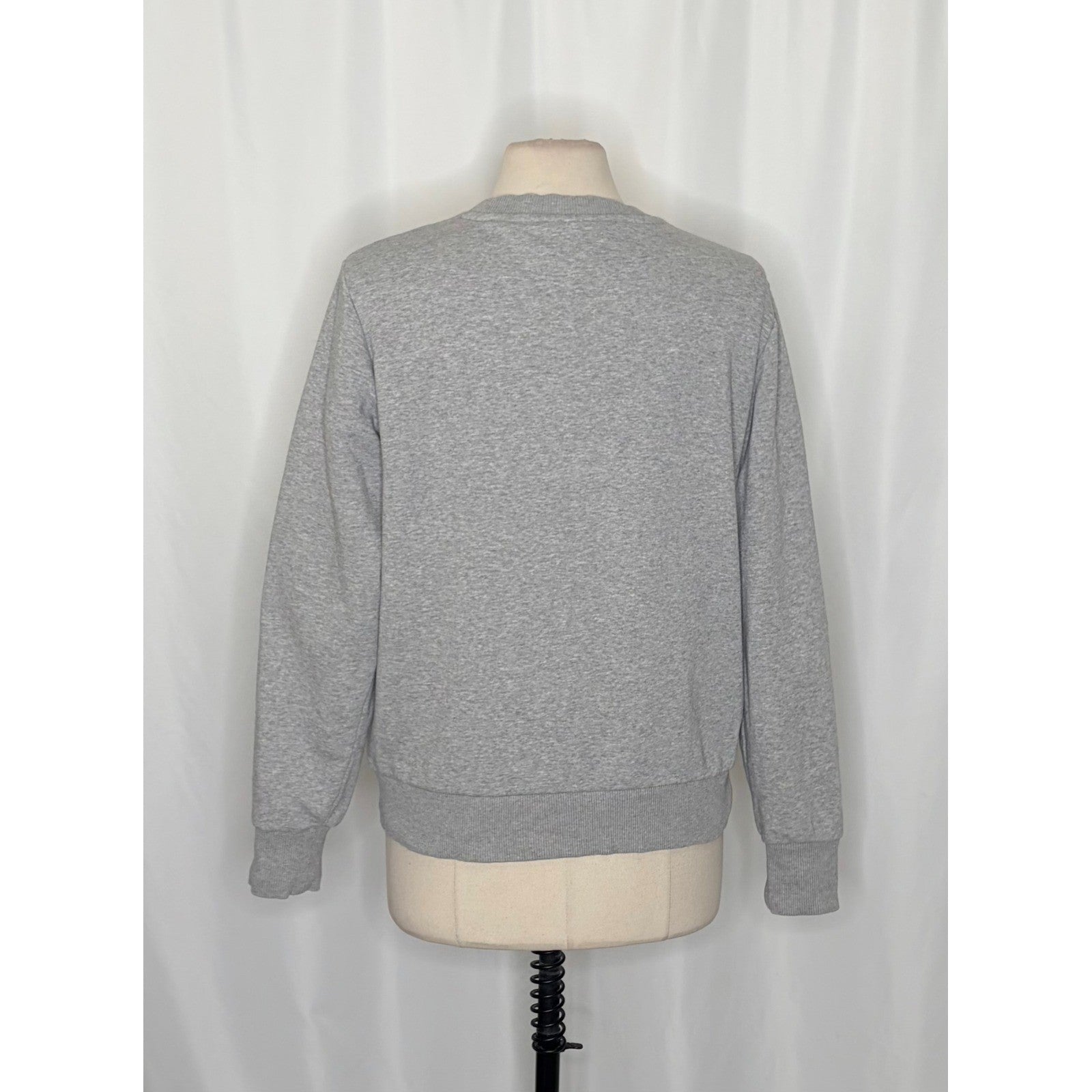 SCOTCH & SODA Artwork Crew Neck Sweatshirt Gray Monogram S Academia Medium