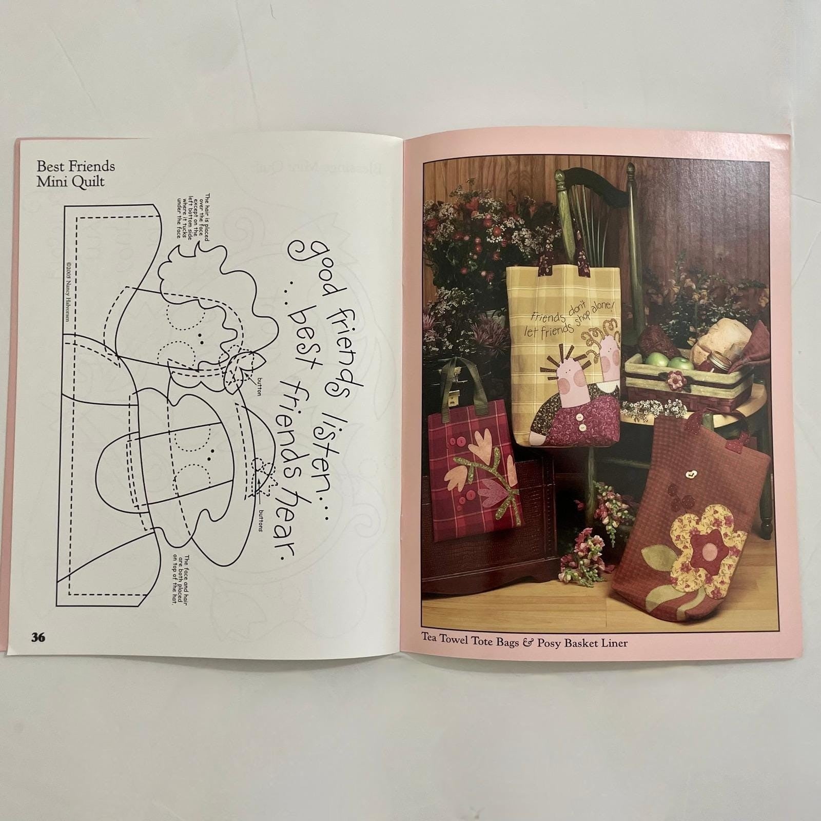 ART TO HEART Easy Does It For Friends Book Quilting Sewing Nancy Halvorsen