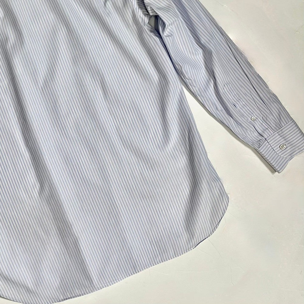 Men's J. CREW Ludlow Buttondown Dress Shirt Blue Pink White Striped Office Large