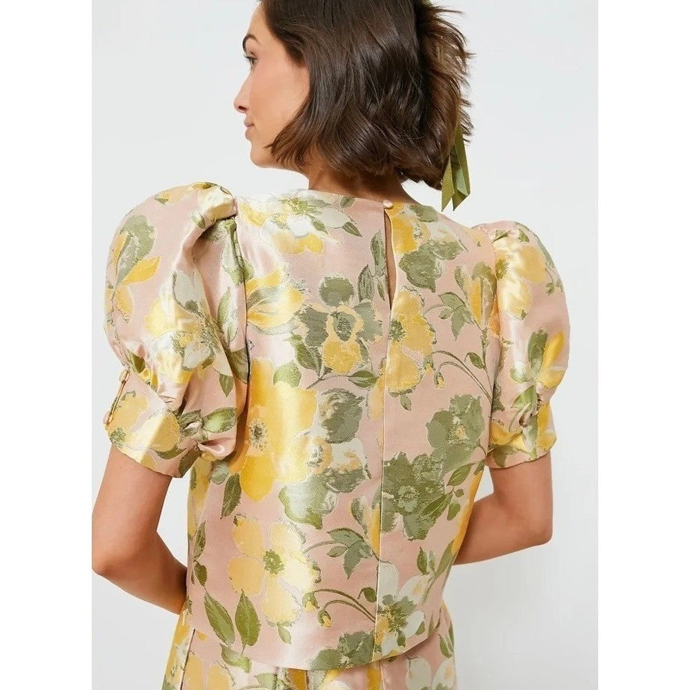 NWT! Tuckernuck POMANDER PLACE Lotus Jacquard Thea Blouse Adalyn Skirt X-Large