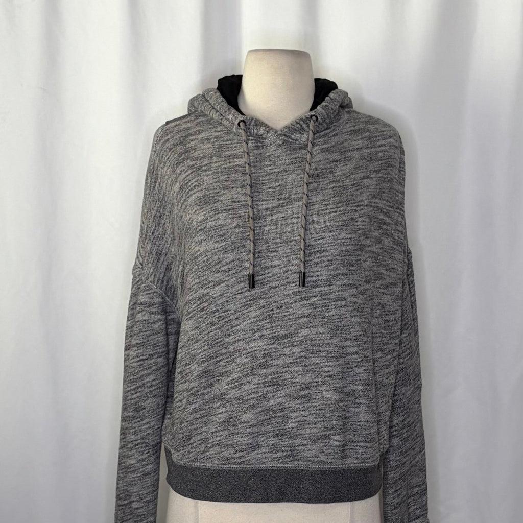 RAG & BONE Jean Murphy Hoodie Crossover Envelope Back Hood Gray Pullover X-Small