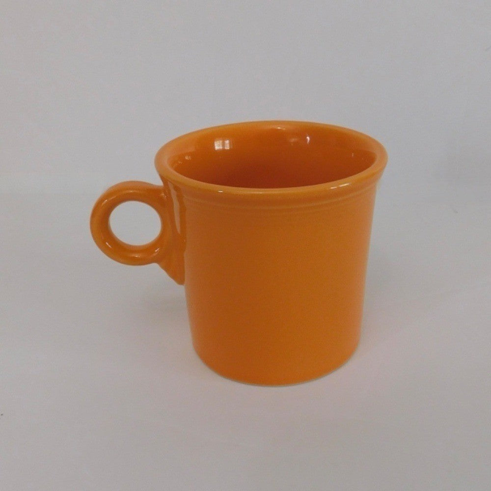 FIESTAWARE Retired Tangerine Orange Classic Ring Handle Mug Ceramic Fiesta Ware