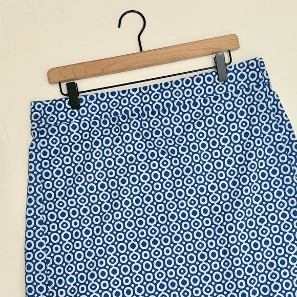 RIPSKIRT Hawaii Rip Skirt Length 2 Wrap Skirt Blue Dot Dot Dot Geometric Large