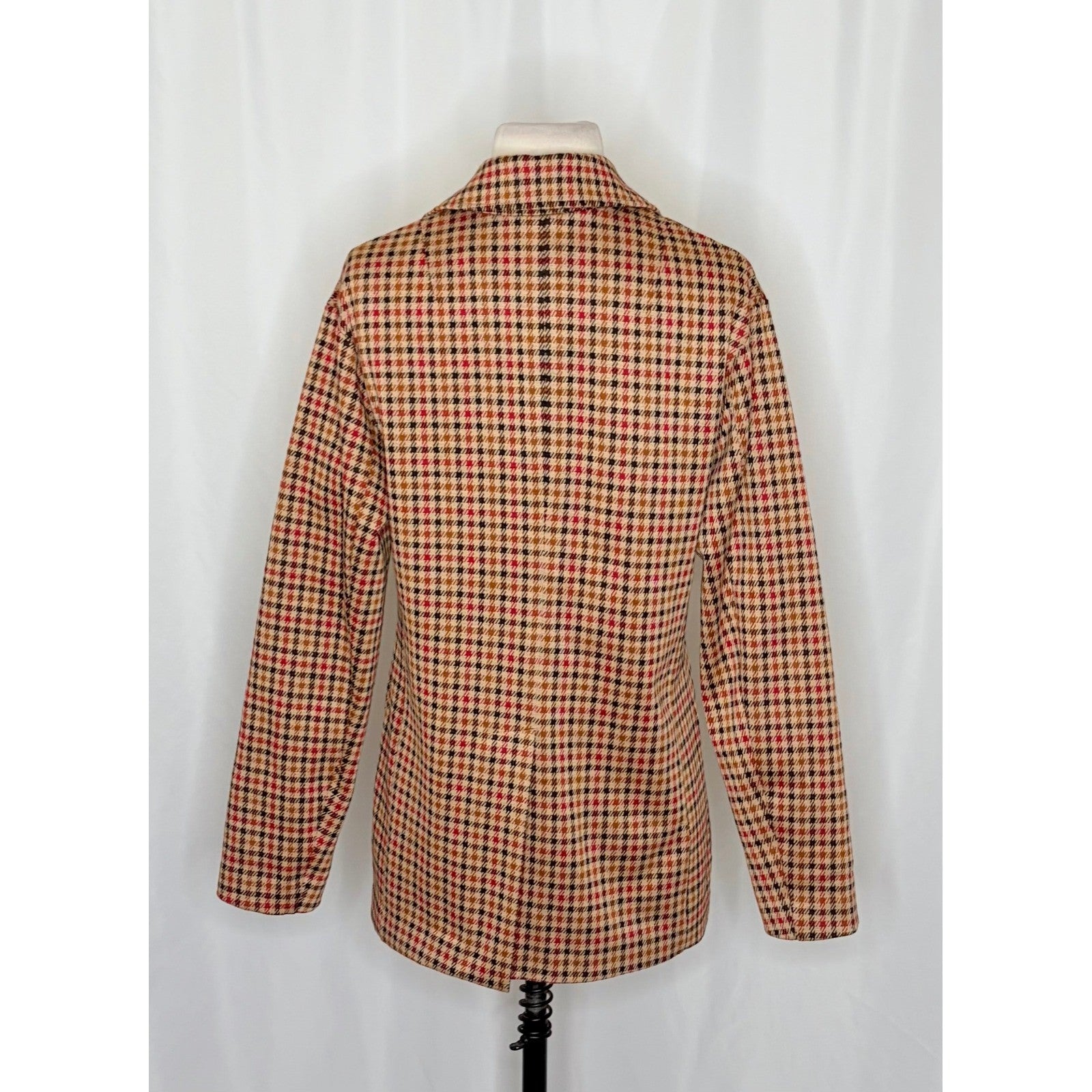 Anthropologie AVEC LES FILLES Longline Plaid Blazer Jacket Preppy Academia Small