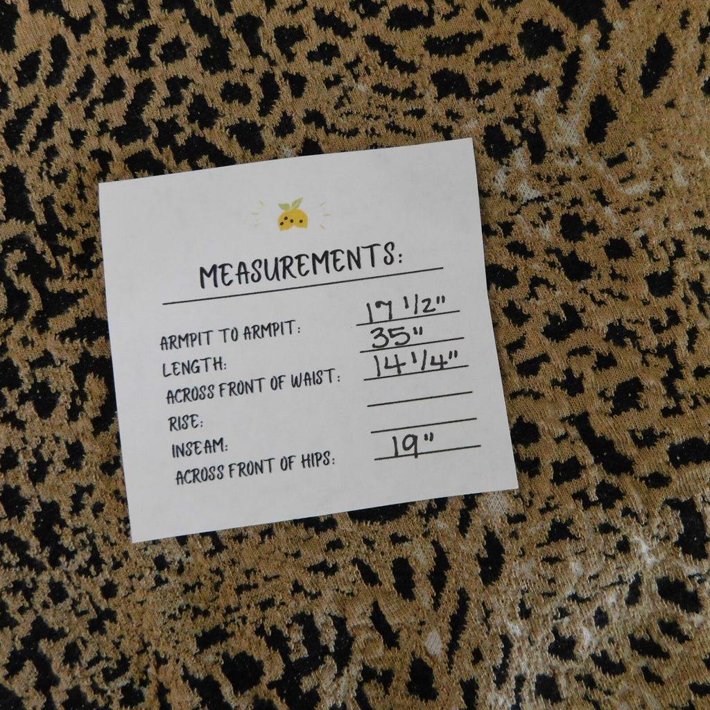 Anthropologie MAEVE Knit Cut-Out Mini Dress Leopard Animal Print Size Party 12
