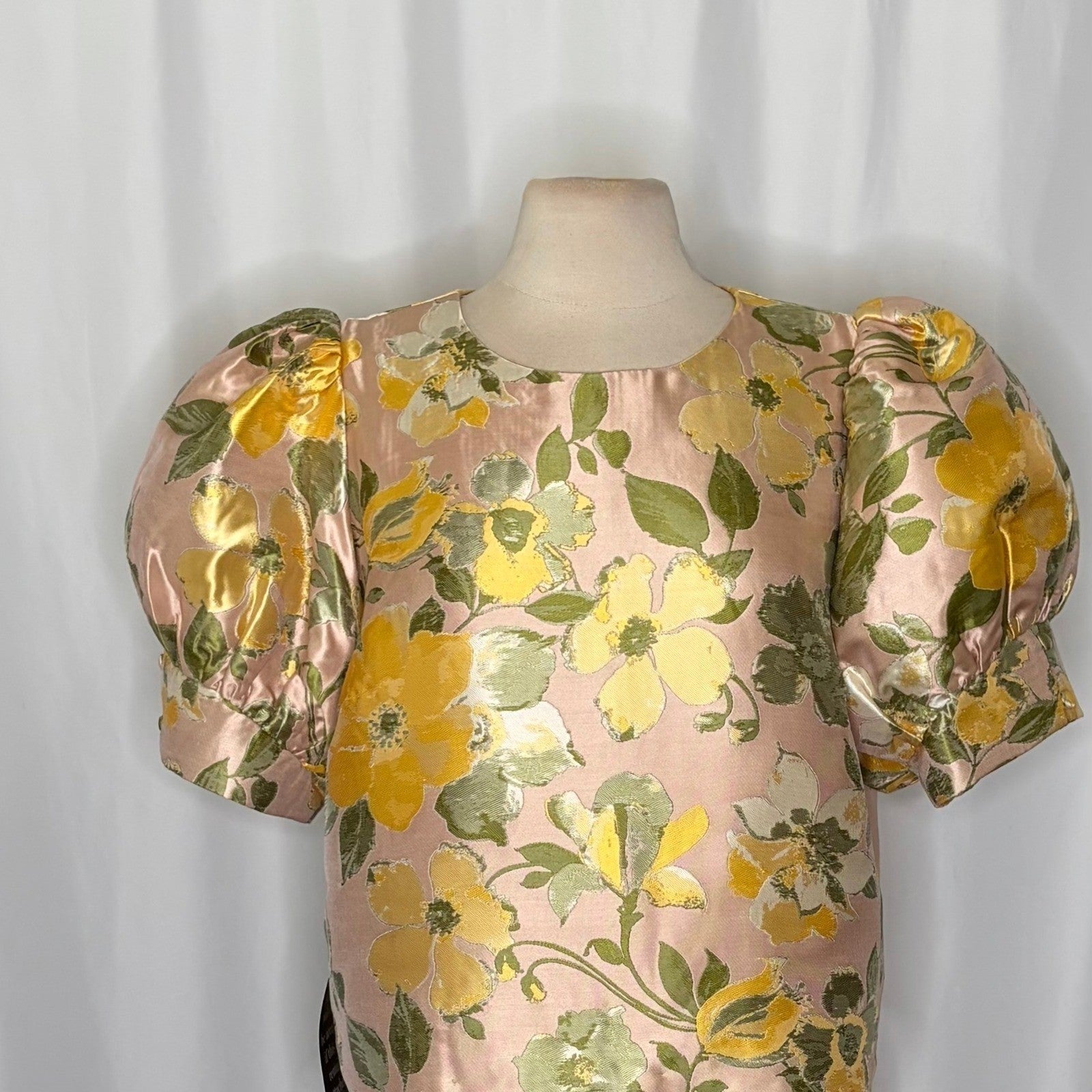 NWT! Tuckernuck POMANDER PLACE Floral Lotus Jacquard Thea Blouse X-Large